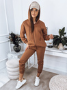 Damen Trainingsanzug Set AMILIA PREMIUM Mokka Dstreet AY0736