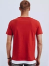 Herren T-shirt mit Aufdruck Rot Dstreet RX4651