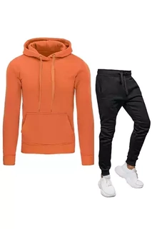 Herren Trainingsanzug-Set Farbe Orange-Schwarz DSTREET AX0634z