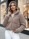 Damen Winterjacke kurz Alpaka CELESTIAL camel Dstreet TY4482z