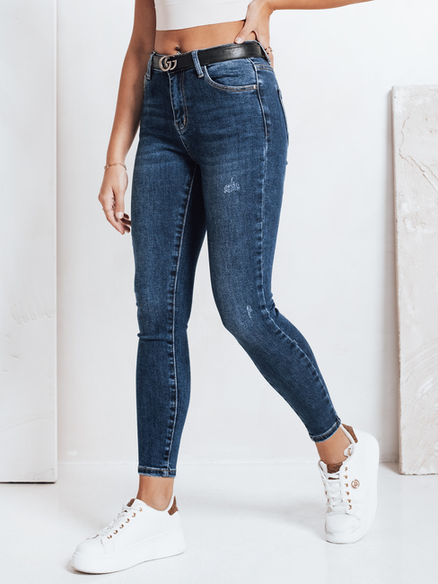 Damen Skinny Jeans navy blau Dstreet UY2817