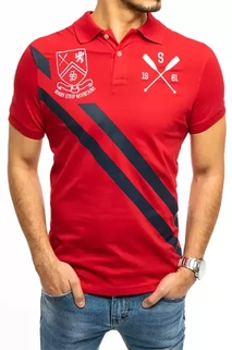 Herren Poloshirt Rot Dstreet PX0366