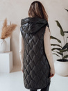 Damen-Wendeweste mit Kapuze schwarz Dstreet TY5094