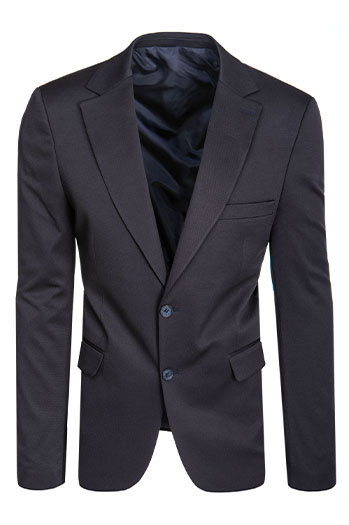 Einreihiger marineblauer Blazer für Herren Dstreet MX0630