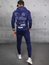 Herren Trainingsanzug-Set Farbe Dunkelblau DSTREET AX0687