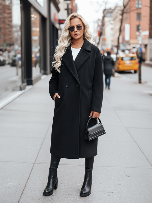 Damen Übergangsmantel in Übergröße LORINESS schwarz Dstreet TY4692z