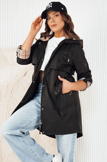 Damen Parka Jacke VERDU schwarz Dstreet TY4226