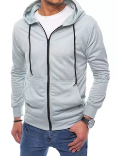 Herren Kapuzenpullover ZIP Hellgrau Dstreet BX5172_1