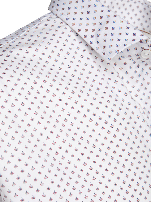 Herren Kurzarmhemd weiß Dstreet KX1077