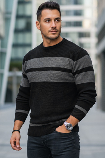 Herren Pullover schwarz Dstreet WX2329