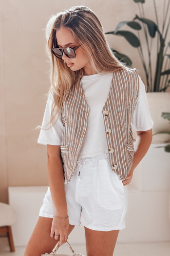 Damen-Shorts NOT TOMORROW weiß Dstreet SY0450