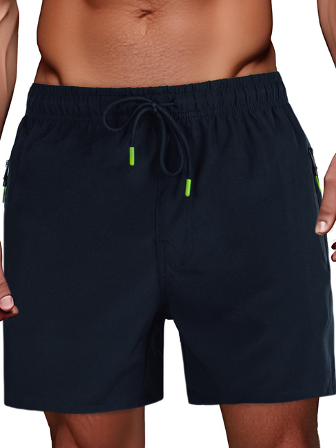Marineblaue Shorts für Männer Dstreet SX2535