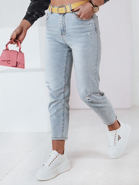 Damen Denim Mom Fit Hose JEANMOMENT Dstreet UY2358