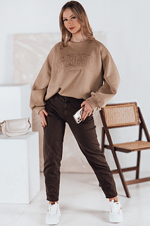 Damen Einheitsgröße COSYONE Kaffee Sweatshirt Dstreet BY1351