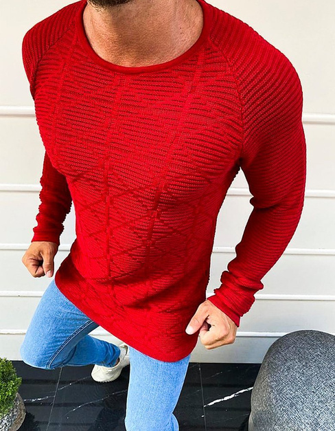 Herren Pullover Rot Dstreet WX1599