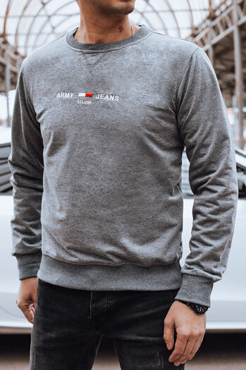 Herren Basic Sweatshirt Farbe Grau DSTREET BX5735