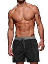 Herren-Shorts schwarz und grau Dstreet SX2514