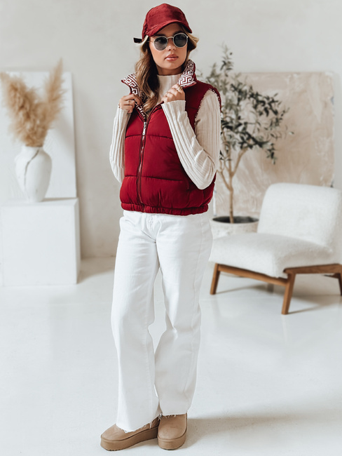 URBANELLE Damen Steppweste kastanienbraun Dstreet TY4972