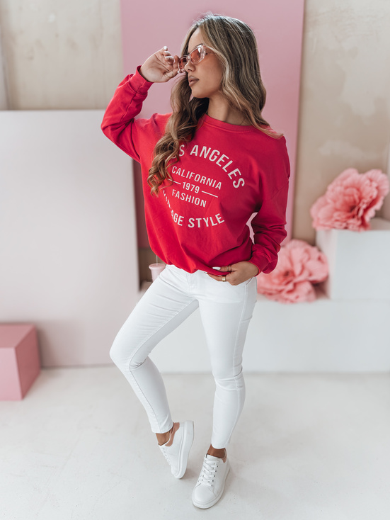 Damen Sweatshirt in Einheitsgröße KALISTYLE koralle Dstreet BY1363