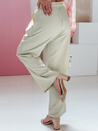 Damenhose mit weitem Bein MILLIVIO khaki Dstreet UY2661