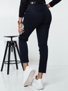 TRENDIOSS Damenhose mit Gürtel navy blau Dstreet UY2267