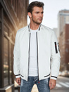 Herren Übergangs-Bomberjacke weiß Dstreet TX5025