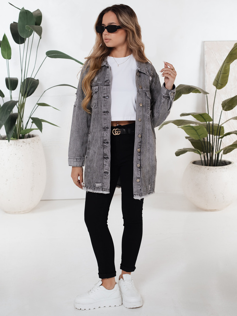 Damen Jeansjacke XENIA grau Dstreet TY5131