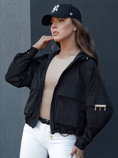 Damen Übergangsjacke mit Kapuze BUNOL schwarz Dstreet TY4469_1