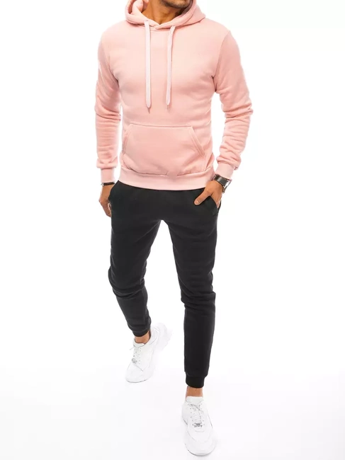 Herren Trainingsanzug-Set Farbe Rosa-Schwarz DSTREET AX0641