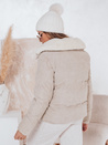 Damen Winterjacke TRENDYGLAM beige Dstreet TY4358