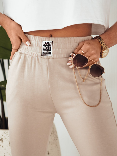 Damen Jogginghose KAROT Farbe Beige DSTREET UY1811