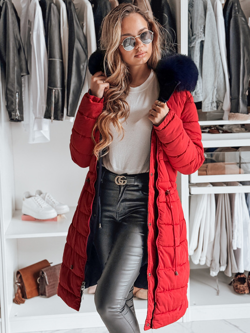 Damen Winterparka TRENDNEL wendbar mit Kapuze navy blau Dstreet TY4590