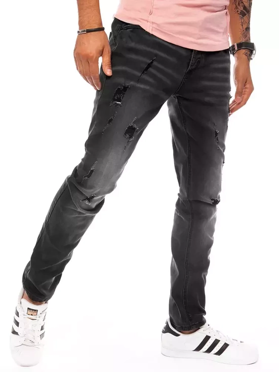 Herren Jeanshose Schwarz Dstreet UX3823