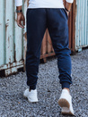 Herren Sweathose mit Kordelzug navy blau UX4450