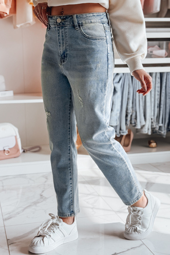 Damen Slim Fit Denim Hose SLIMEDEW blau Dstreet UY2667