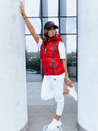 Damen Steppweste WISE OWL Farbe Rot DSTREET TY3783