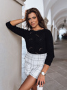 Damen Durchbrochener Pullover DIDI Farbe Schwarz DSTREET MY1602
