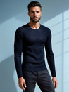 Marineblauer Pullover für Männer WX2296_1