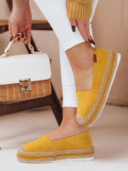 Damen Espadrilles LANSI gelb Dstreet ZY0056