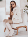 Damen Kurzmantel ELMIRIS beige Pelzmantel Dstreet TY4994