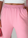Damen Jogginghose mit weitem Bein DRESLINA rosa Dstreet UY2691