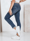  Skinny Jeans mit hoher Taille für Frauen blau Dstreet UY2798