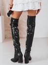 Damen Overknee-Stiefel schwarz Dstreet ZY1245