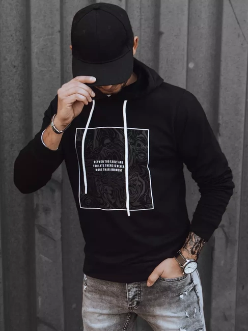 Herren Kapuzenpullover Farbe Schwarz DSTREET BX5467