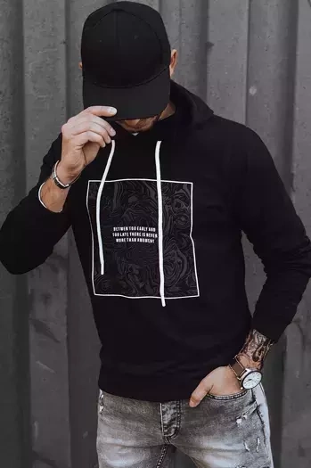 Herren Kapuzenpullover Farbe Schwarz DSTREET BX5467