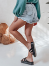 Damen Denim-Shorts mit Gürtel SHORT LOVER blau Dstreet SY0468