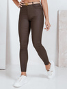 Gewachste braune Damenhose Dstreet UY2763