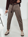 Damen Einheitsgröße LEOCINCIN Hose mit khaki Gürtel Dstreet UY2262