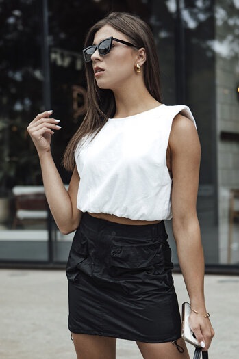 KORSA Bluse Weiß Dstreet RY2644