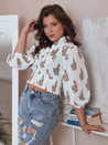 Damen Elegant Bluse ORMIAN Farbe Weiß DSTREET DY0370